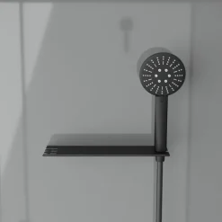Cabine de douche 1/4 de cercle avec receveur