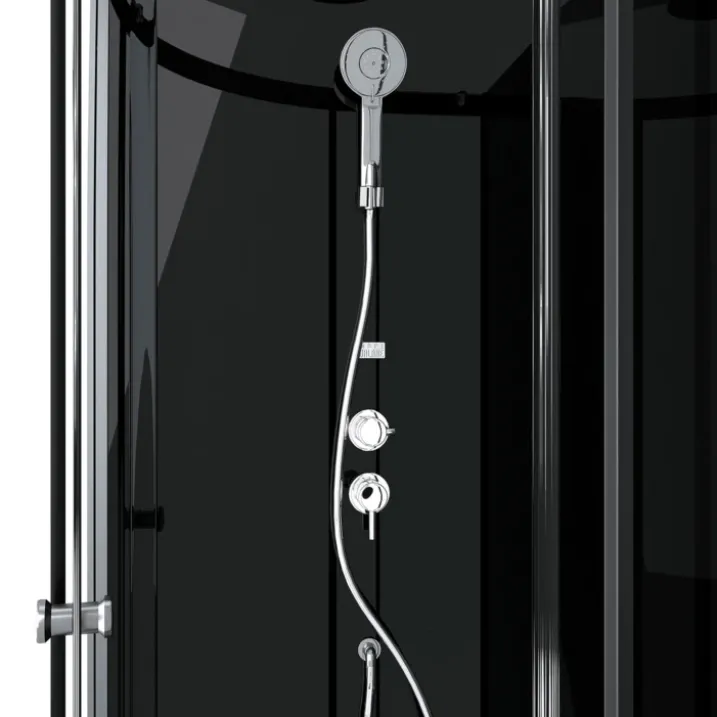 Cabine de douche 1/4 de cercle minimaliste design contemporain