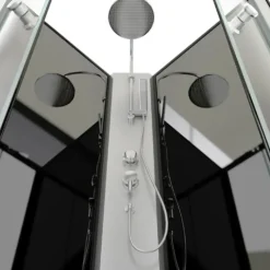 Cabine de douche graphite