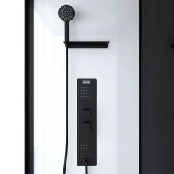 Cabine de douche rectangulaire style industrielle