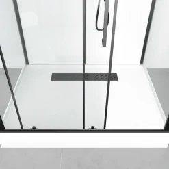 Cabine de douche rectangulaire design style industrielle
