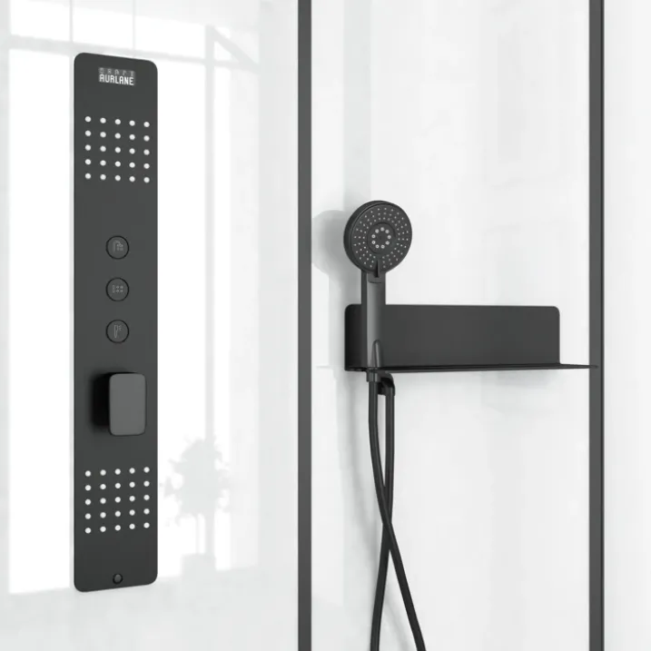 Cabine de douche rectangulaire design style industrielle