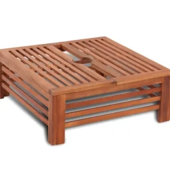 Cache pied de parasol en bois