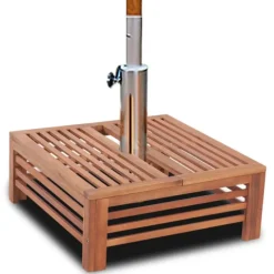 Cache pied de parasol en bois