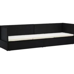 Canapé de jardin avec coussin et oreillers