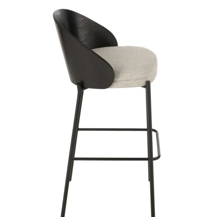 Chaise de bar design et bicolore