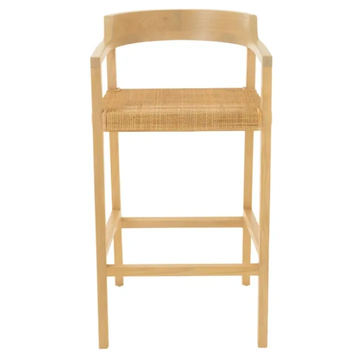Chaise de bar en teck