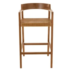 Chaise de bar en teck