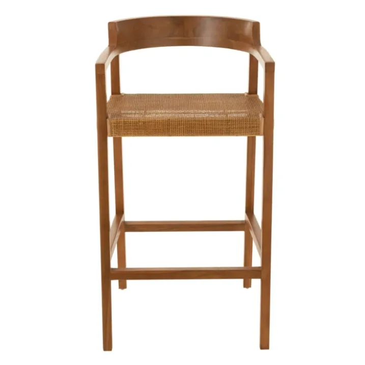 Chaise de bar en teck