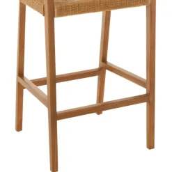 Chaise de bar en teck