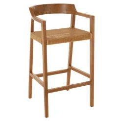 Chaise de bar en teck