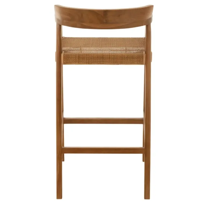 Chaise de bar en teck
