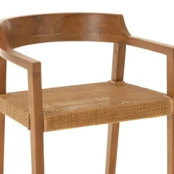 Chaise de bar en teck