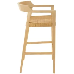 Chaise de bar en teck
