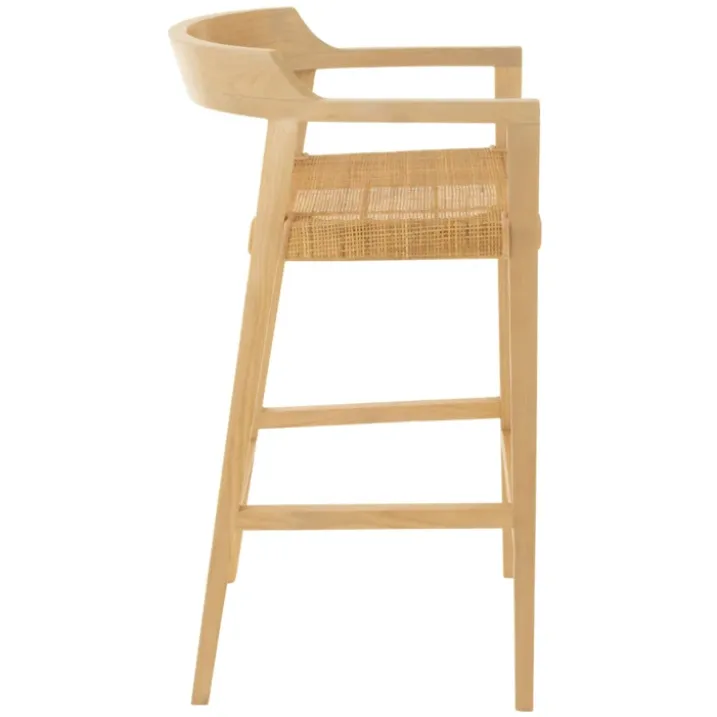 Chaise de bar en teck