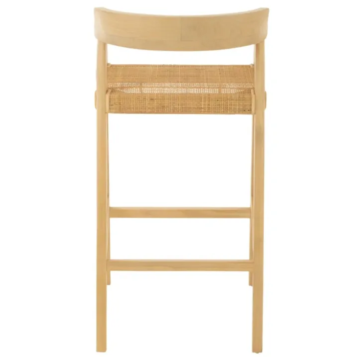 Chaise de bar en teck
