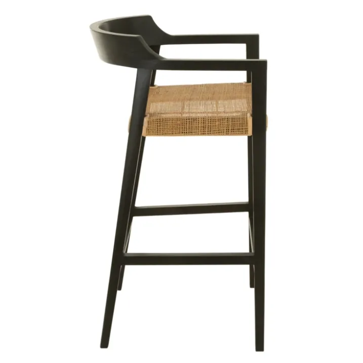 Chaise de bar en teck