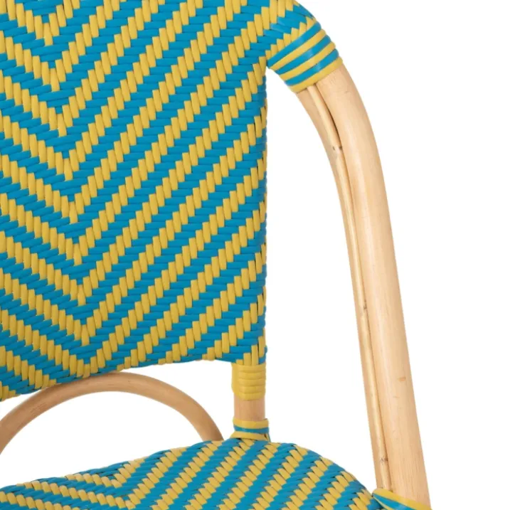 Chaise de jardin en rotin tressé