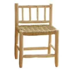 Chaise en bois de laurier et doum
