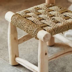 Chaise enfant bois Japandi