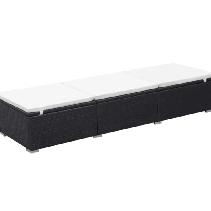 Chaise longue amovible avec coussin