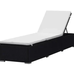 Chaise longue amovible avec coussin