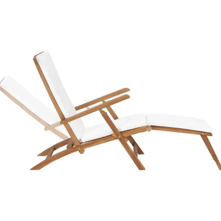 Chaise longue avec coussin