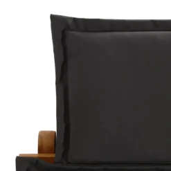 Chaise longue avec coussin bois d'Acacia