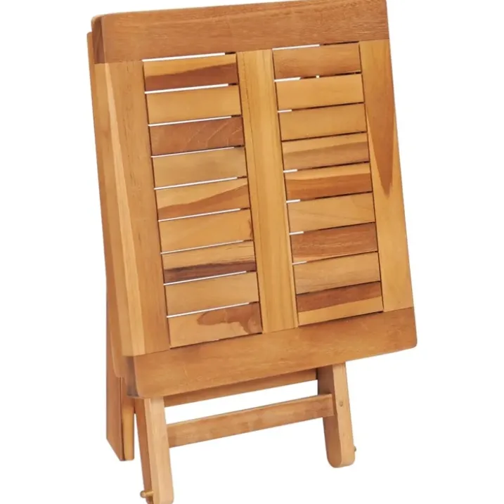 Chaise longue avec table en bois