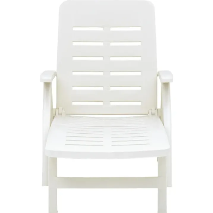 Chaise longue pliable unie