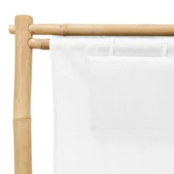 Chaise longue pliante en bambou