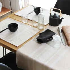 Chemin de table coton épais Rustique