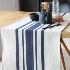Chemin de table coton épais Rustique