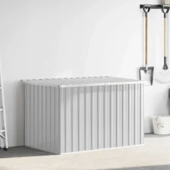 Coffre de rangement de jardin en acier galvanisé