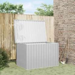 Coffre de rangement de jardin en acier galvanisé