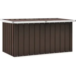 Coffre de rangement de jardin en acier galvanisé