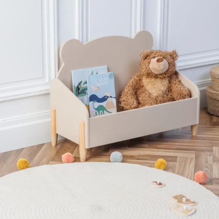 Coffre de rangement enfant forme ourson