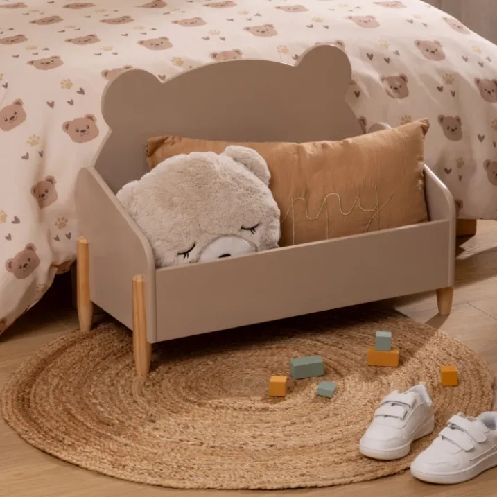 Coffre de rangement enfant forme ourson
