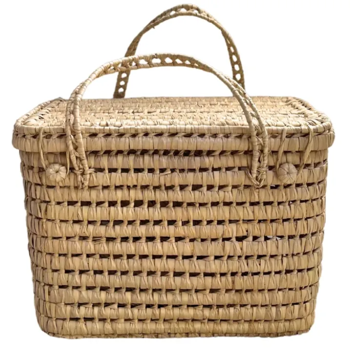 Coffre de rangement feuille de palmier