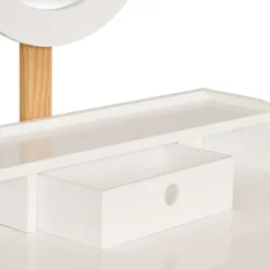 Coiffeuse enfant avec miroir et tabouret assorti
