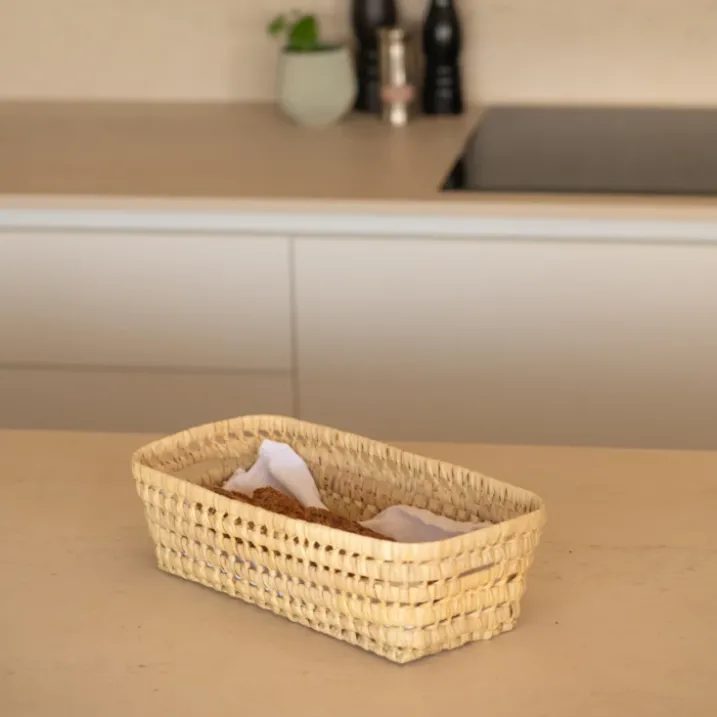 Corbeille à pain feuilles de palmier