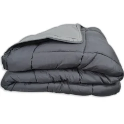 Couette chaude microfibre bicolore 400 gr/m2