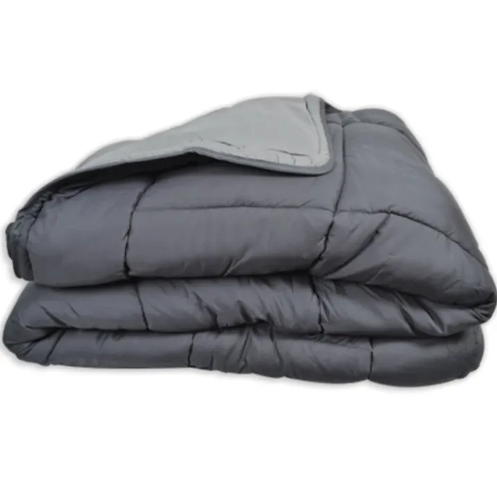 Couette chaude microfibre bicolore 400 gr/m2