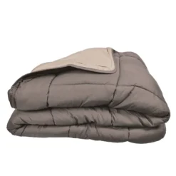 Couette chaude microfibre bicolore 400 gr/m2