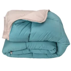 Couette chaude microfibre bicolore 400 gr/m2
