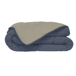 Couette d'été en microfibre bicolore