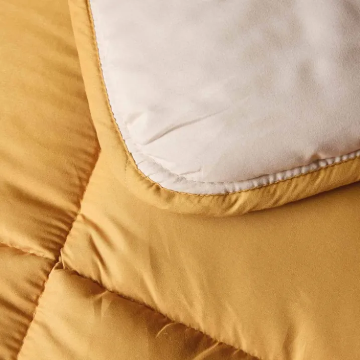 Couette légère réversible bicolore en microfibre 200 gr/m²