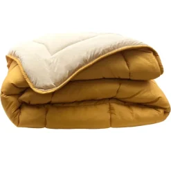 Couette légère réversible bicolore en microfibre 200 gr/m²