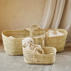 Couffin osier pour bébé