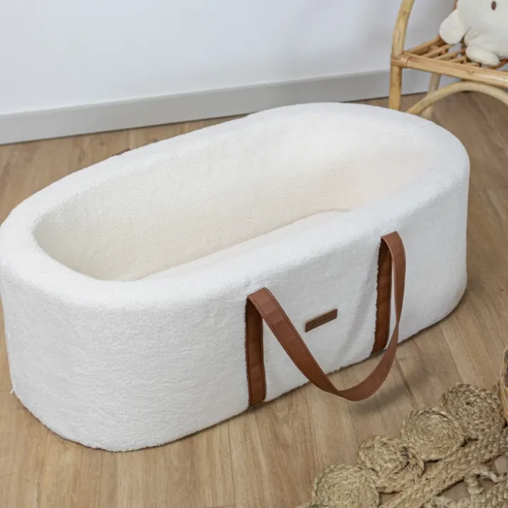 Couffin sherpa ultra-doux pour bébé